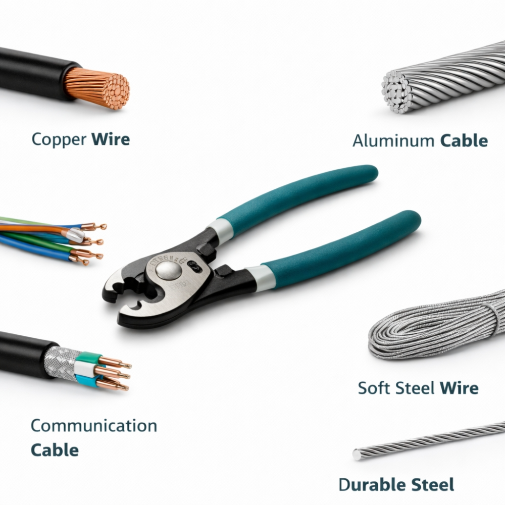 JCTop Professional 16CM Heavy Duty Cable & Wire Cutter
