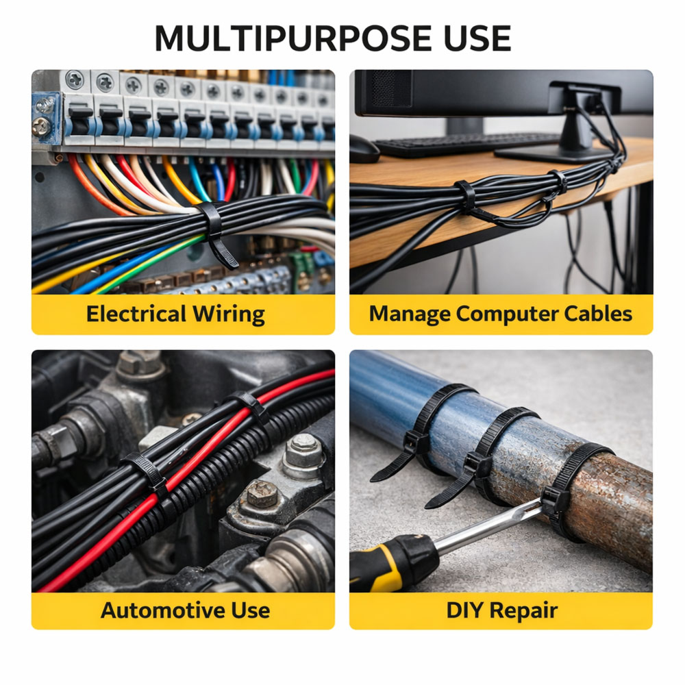 Premium Heavy-Duty Cable Ties – Strong & Weather-Resistant Zip Ties