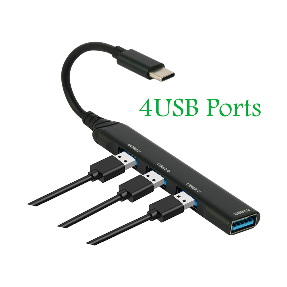 Yourz Mu7 4-in-1 Docking Station Adaptor ( 4-Usb 3.0 Ports to Usb-C)