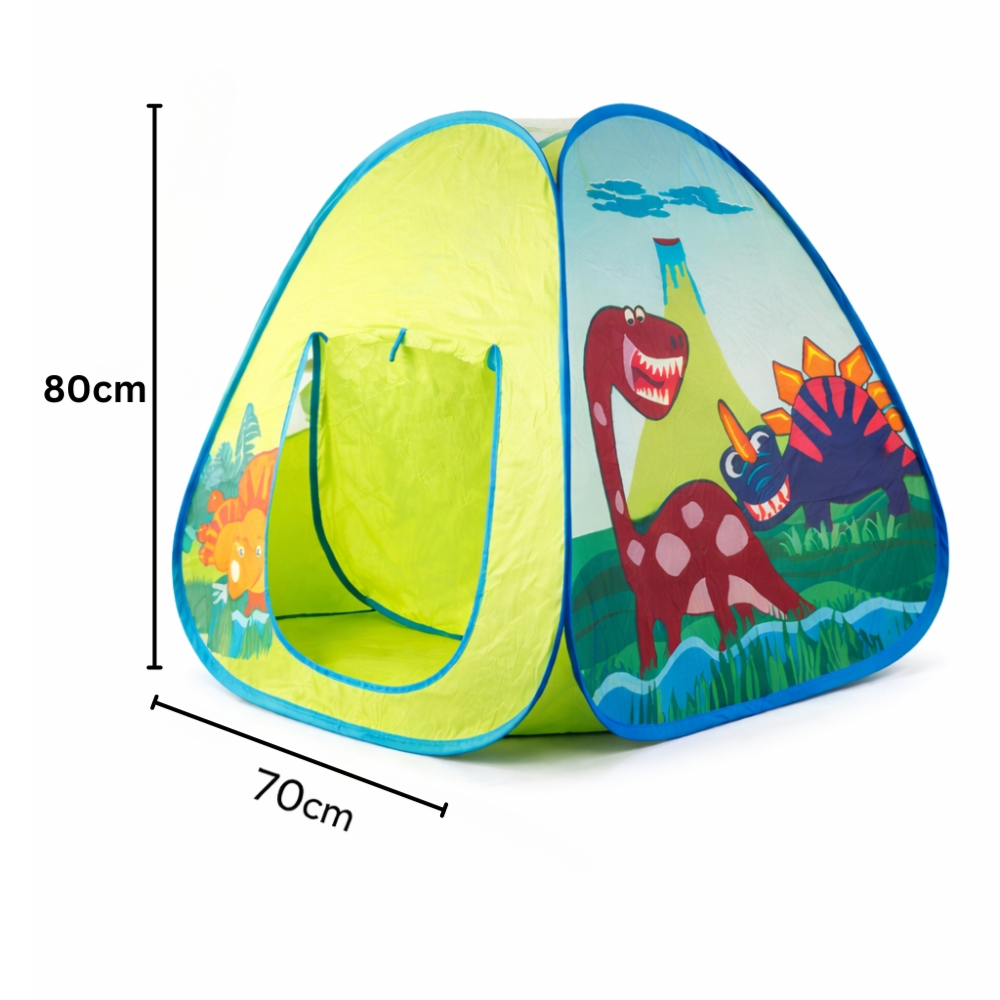 Kids Dinosaur Play Tent 80Cm X 70Cm – Portable Indoor Outdoor Children’S Playhouse Tent