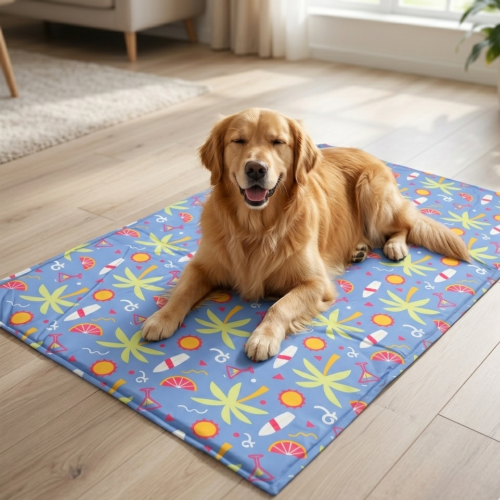 Pet cooling mat (dog, cat or other pets cooling mat , no need water )