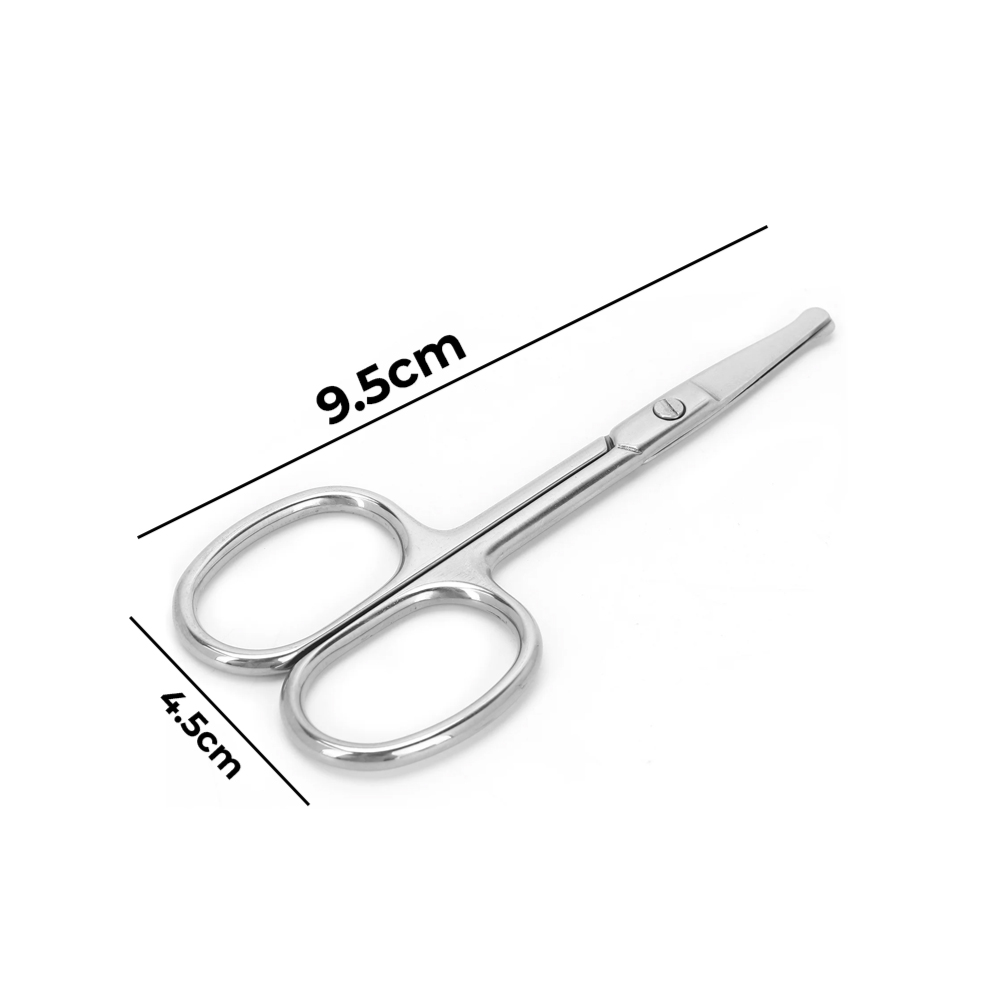 Professional Precision Grooming Scissors (4.5") – Stainless Steel with Safety Rounded Tips