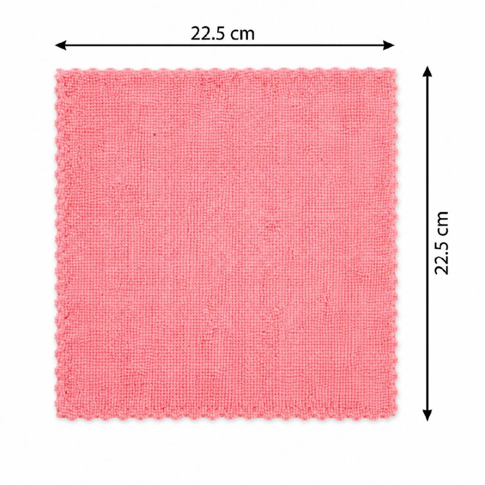 Minimalist Housy Micro-Rainbow Tissue 20-Pack Disposable Microfiber Wipes – 22.5 X 22.5 Cm