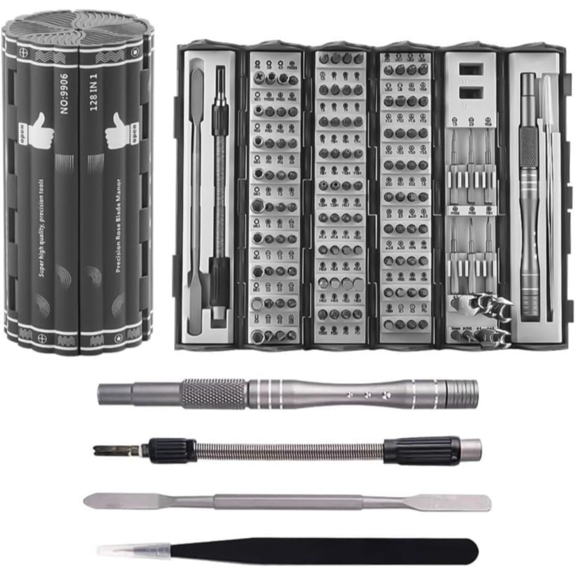 128 in 1 Precision Screwdriver Set & Electronics Repair Tool Kit best for Electronics & Mobiles