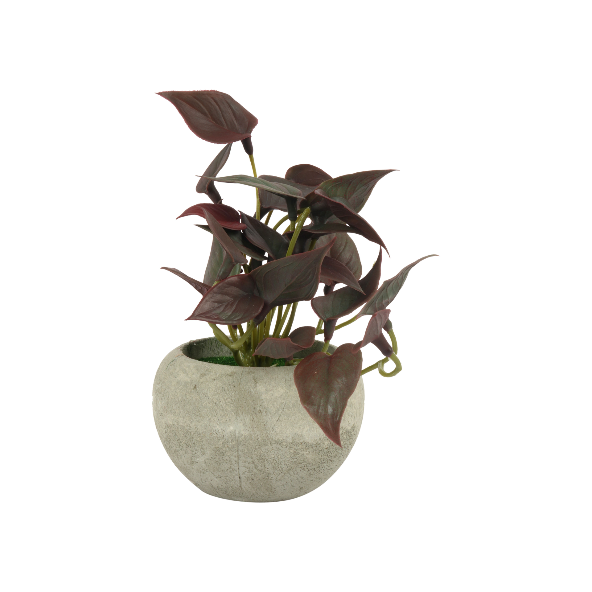 Artificial maroon money plant |Artificial Flowers