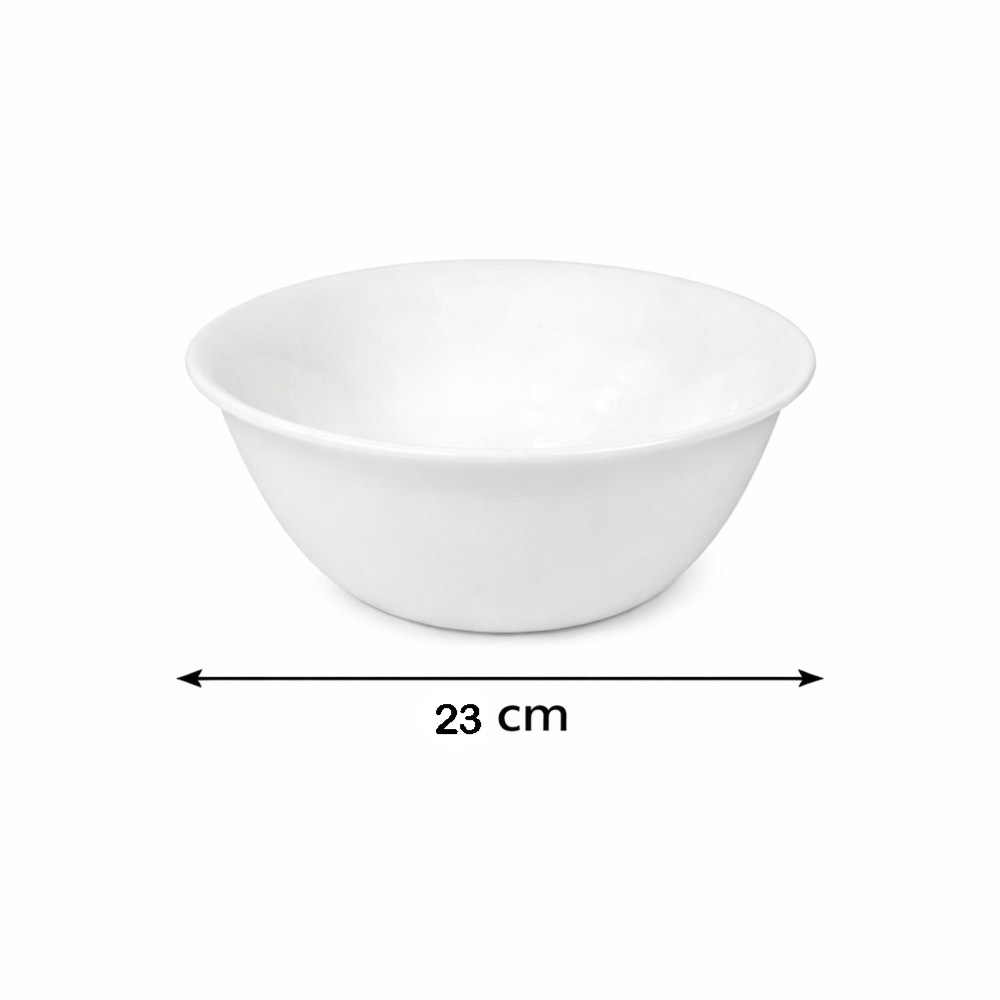 White Ceramic soup bowl (23cm)