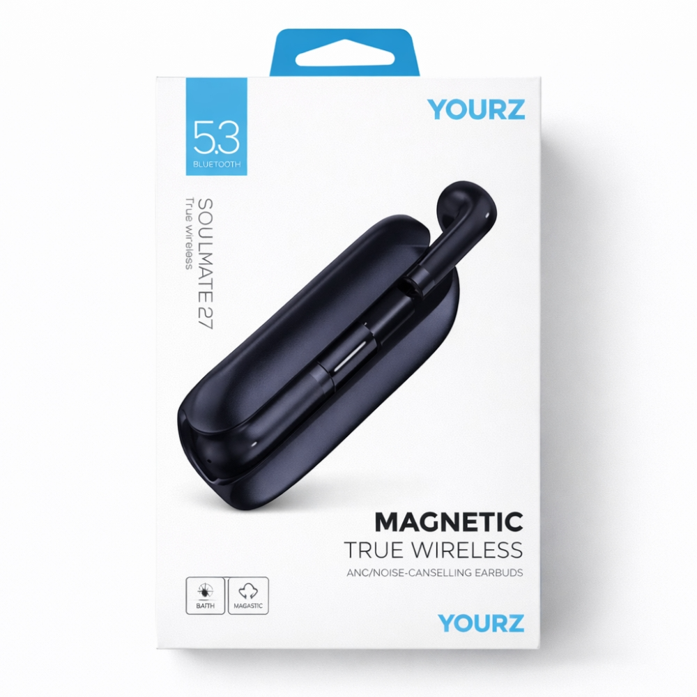 YOURZ Magnetic TWS Noise Cancelling Earbuds 7-Hour playtime