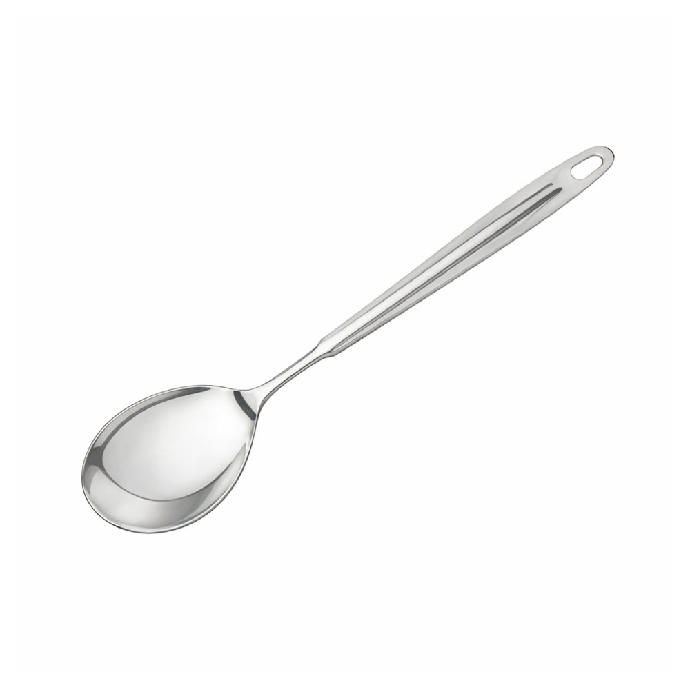 Heavy-Duty Stainless Steel Serving Spoon (Solid)