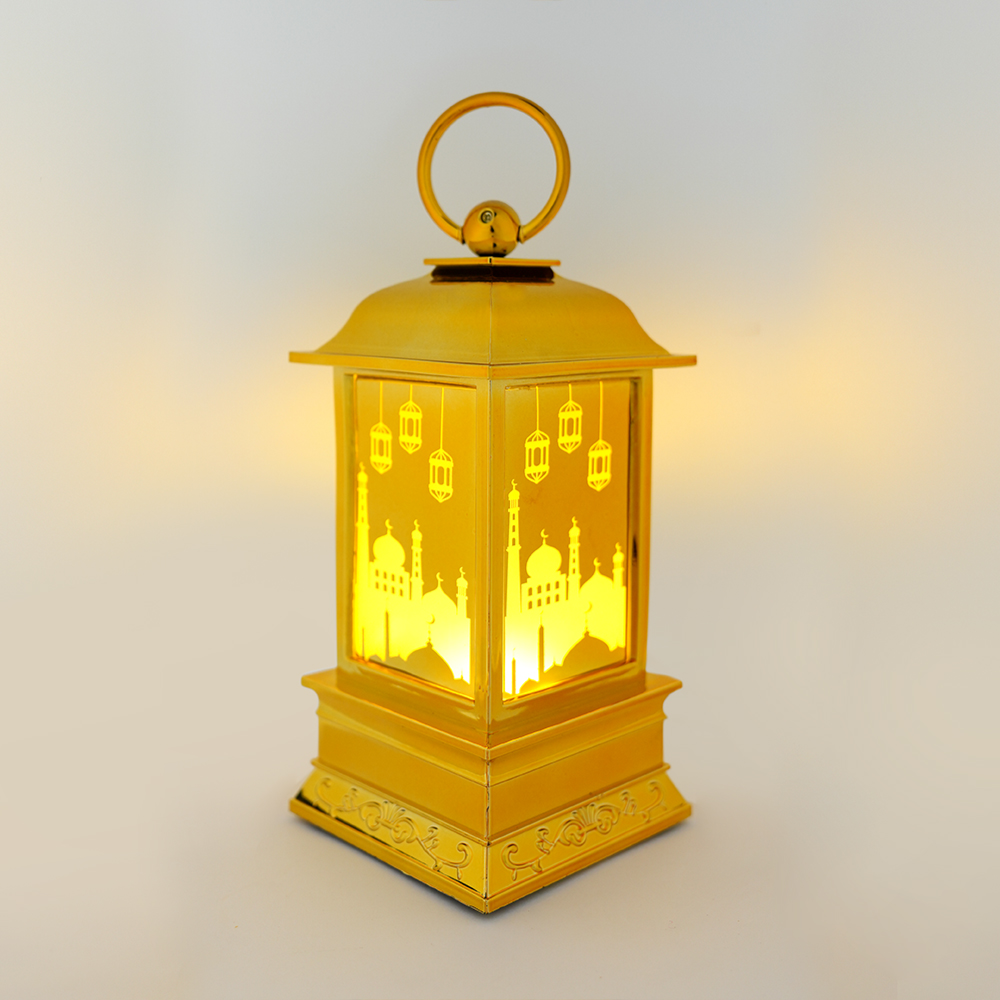 Ramadan Premium Golden Lantern Light – Size 24 CM