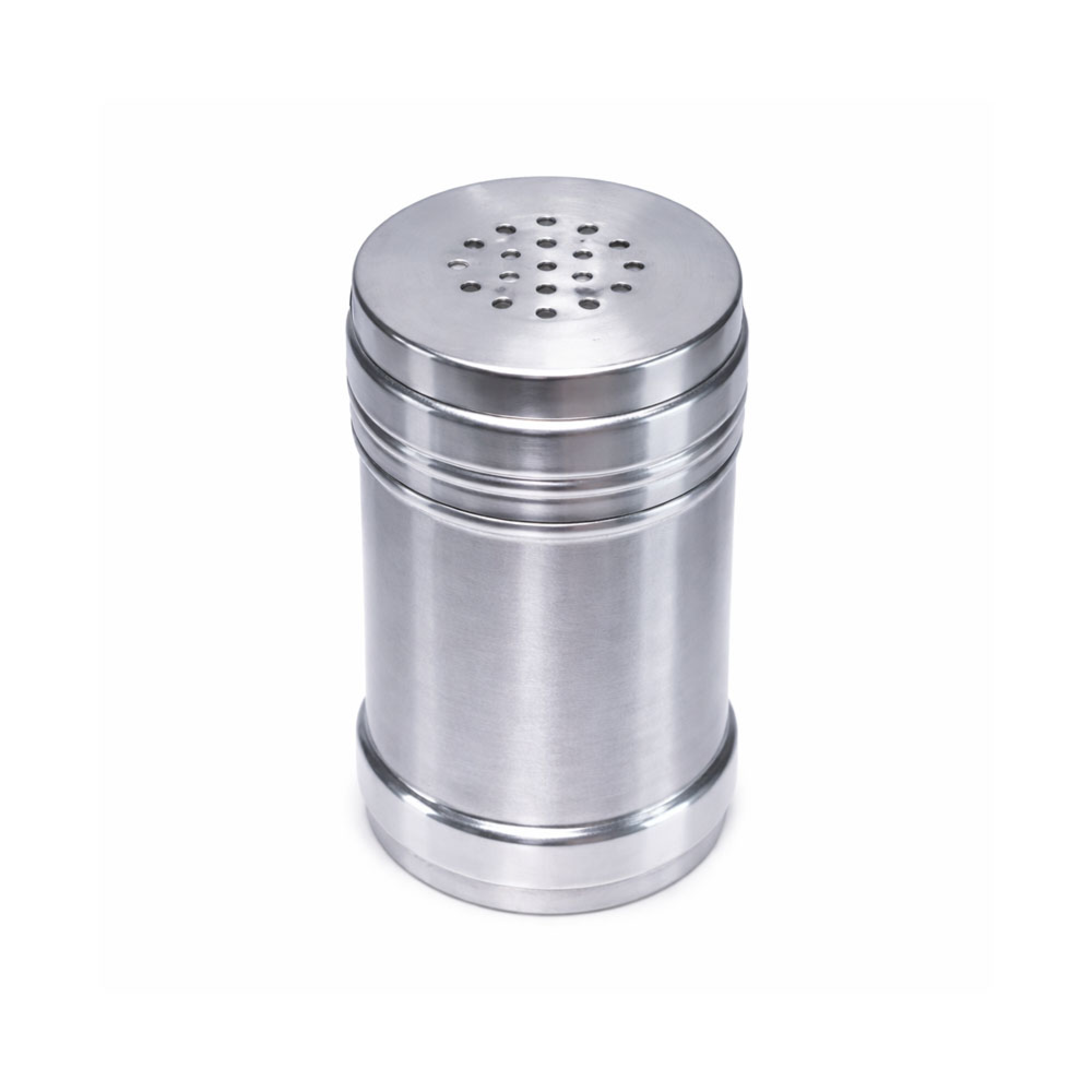 Salt & pepper shaker 3pcs set (table spice jar ,stainless steel pepper jar ,refillable spice dispenser)