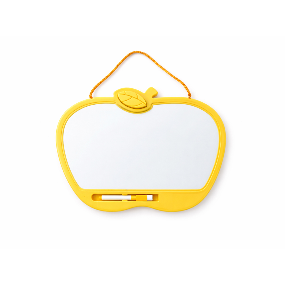 Apple-Shaped 2-in-1 Double-Sided Drawing Board