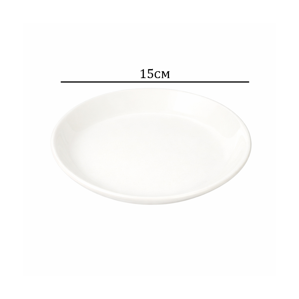 Ceramic Coupe Dinner Plate - (15.5cm)