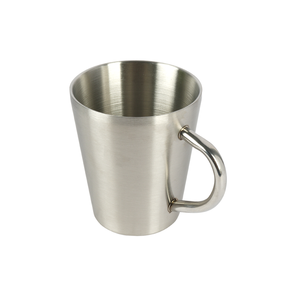 Durable Stainless Steel Coffee & Tea Mug (9.5x8cm)