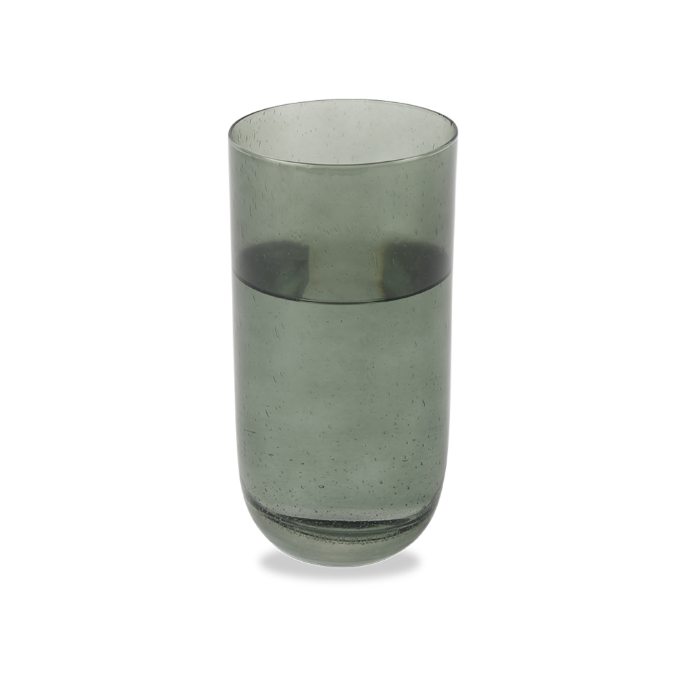 4 PCS Bubble Highball Glass Set – 495ml Textured Drinking Glasses (8cm x 14.5cm)