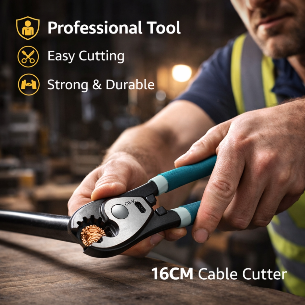 JCTop Professional 16CM Heavy Duty Cable & Wire Cutter