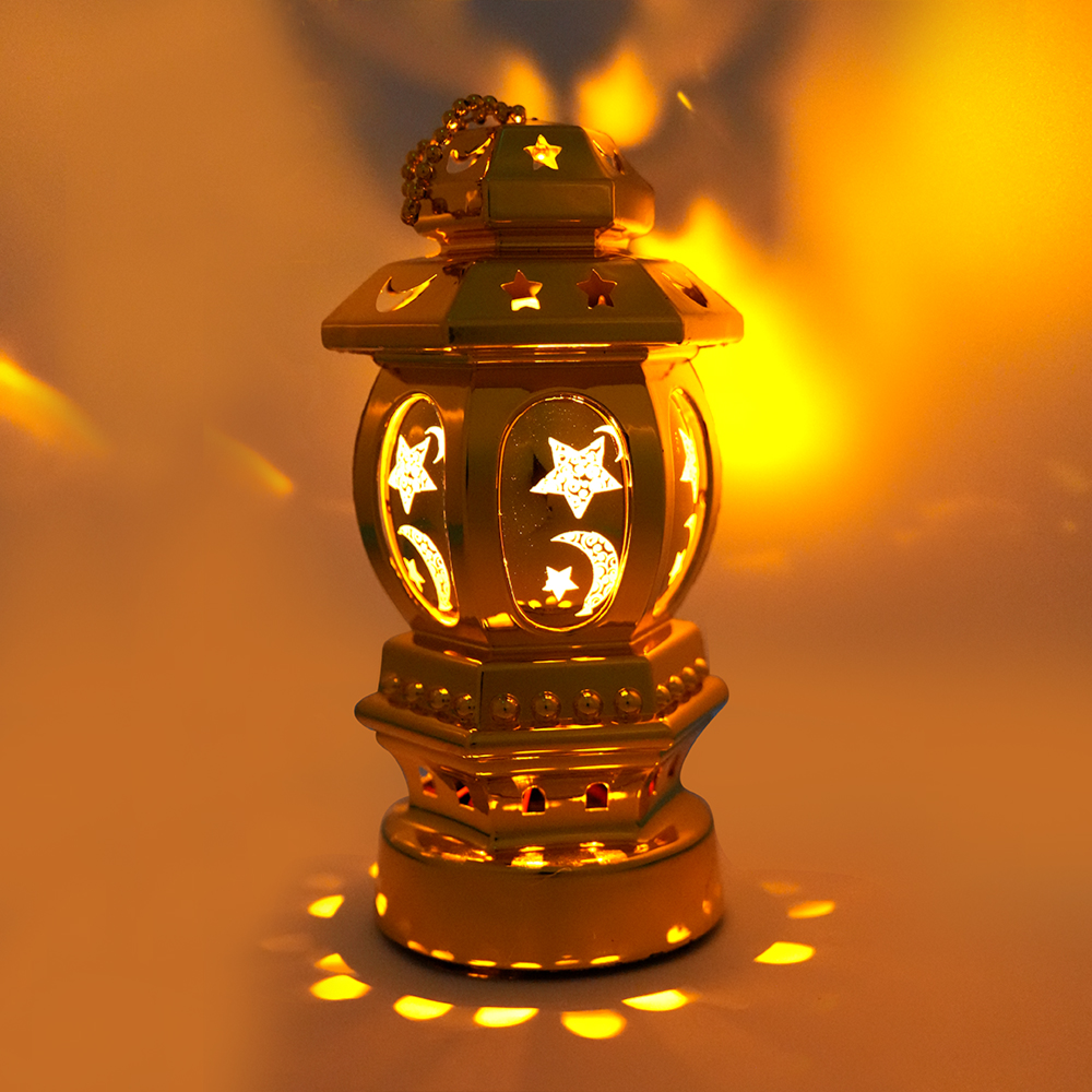 Ramadan Premium Golden Lantern Light 20cm