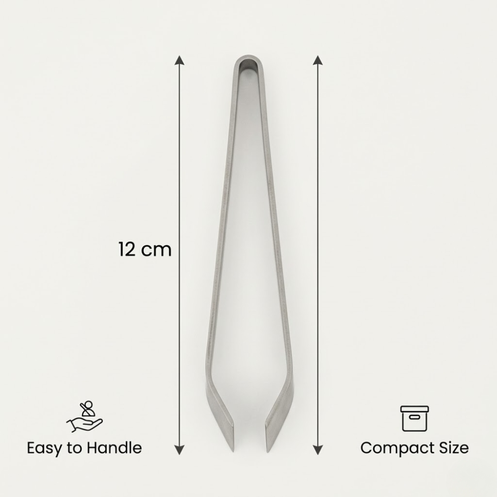 Stainless Steel Fish Bone Remover Tweezers – Precision Fish Bone Picker (11.5cm)