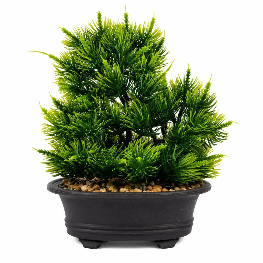Lush Realistic Artificial Cedar Pine Bonsai Decorative Pot Plant