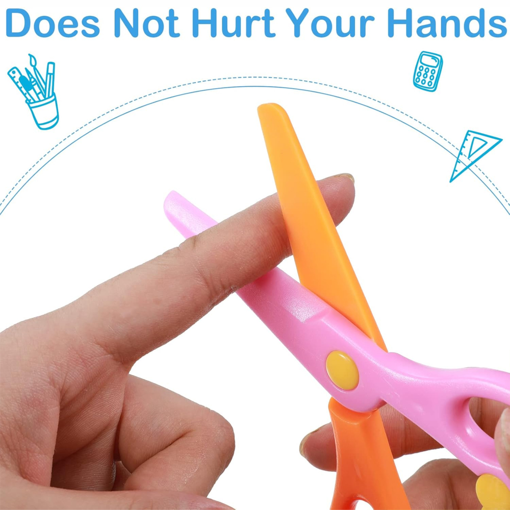 Paper cutting Scissor For Preschool kids - Safety Training Scissors