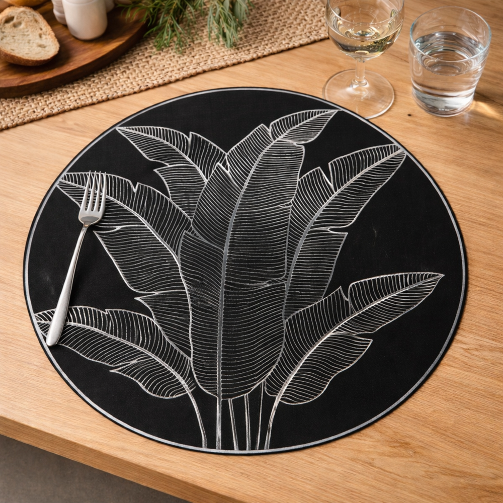 Classic design Placemats(table mat) - Vinyl, Heat-Resistant & Washable