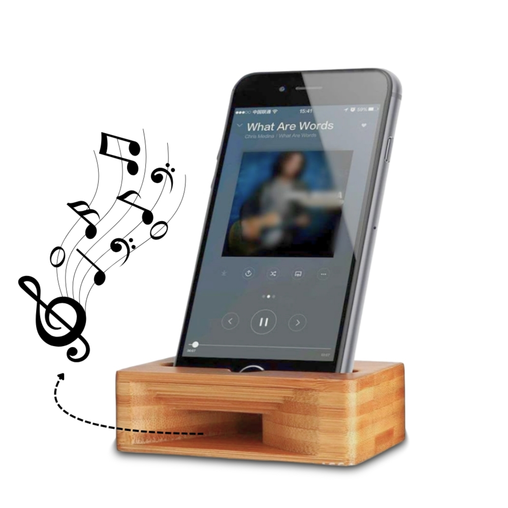 Wooden Desktop Organizer: Smartphone Stand | Mobile Phone Holder | Mobile Accessories