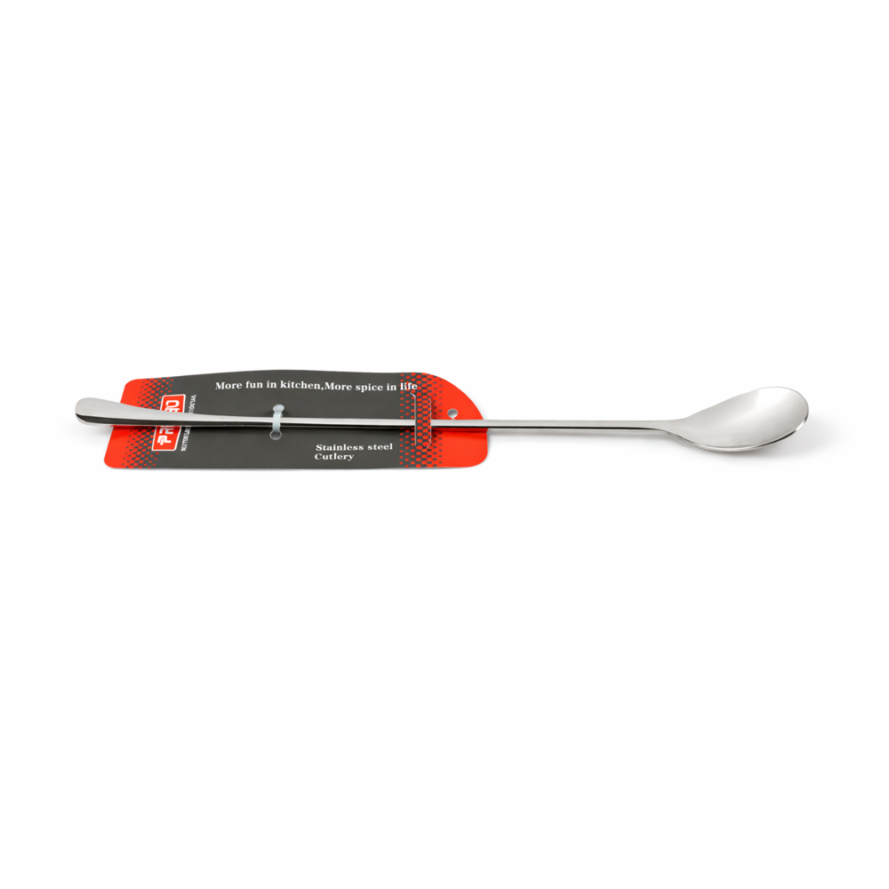 Stainless Steel Cocktail Mixing Spoon – Long Handle Bar Spoon for Cocktails, Juice & Beverages (Size 28cm)