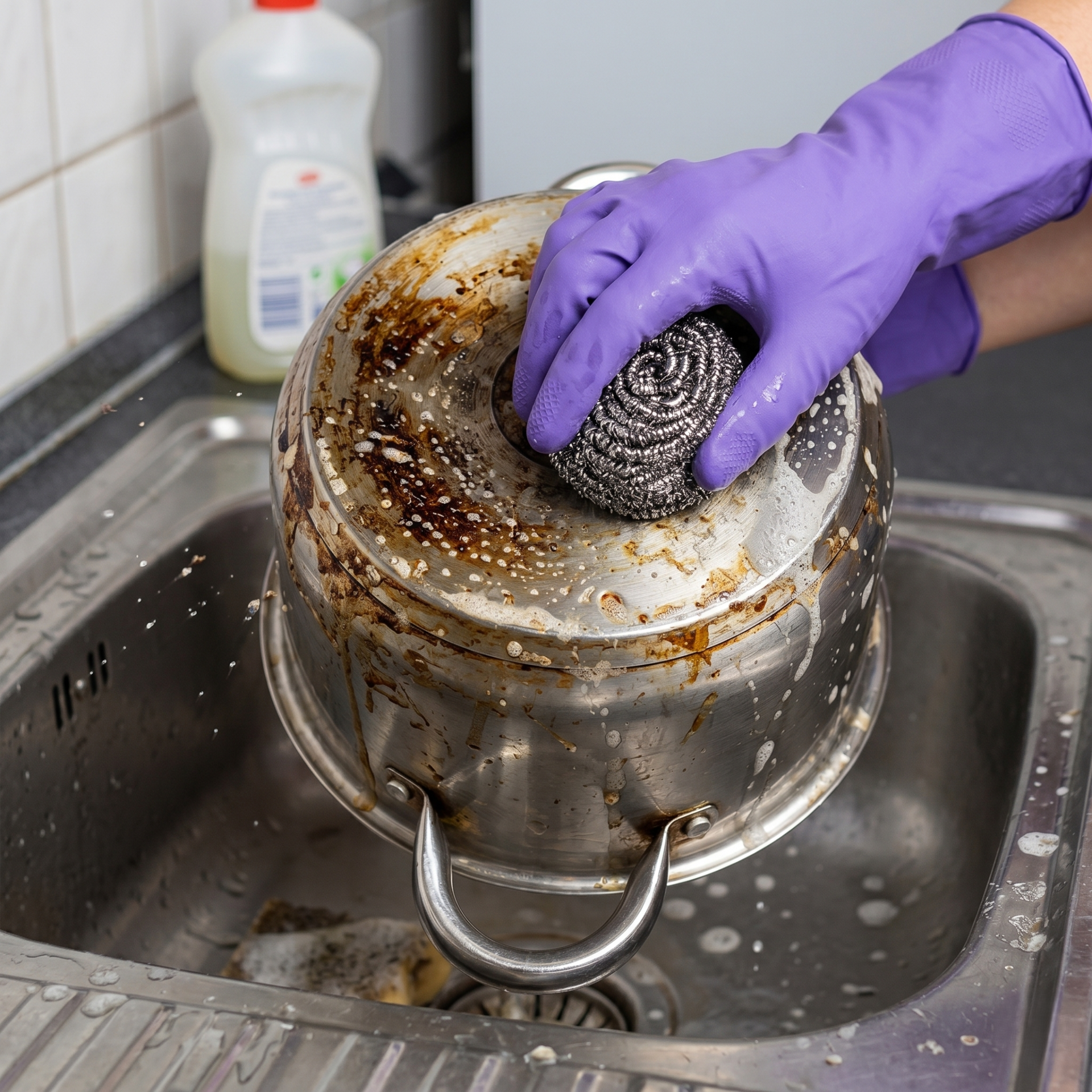 Stainless Steel Scourer Six Pieces Pack