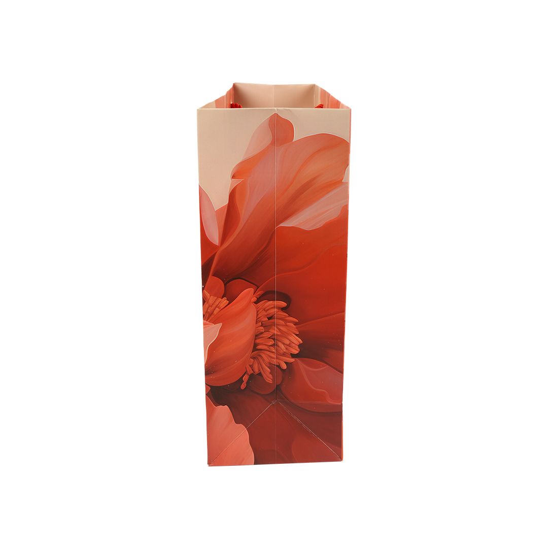 Romantic Floral Wreath Premium Paper Gift Bag – 32Cm