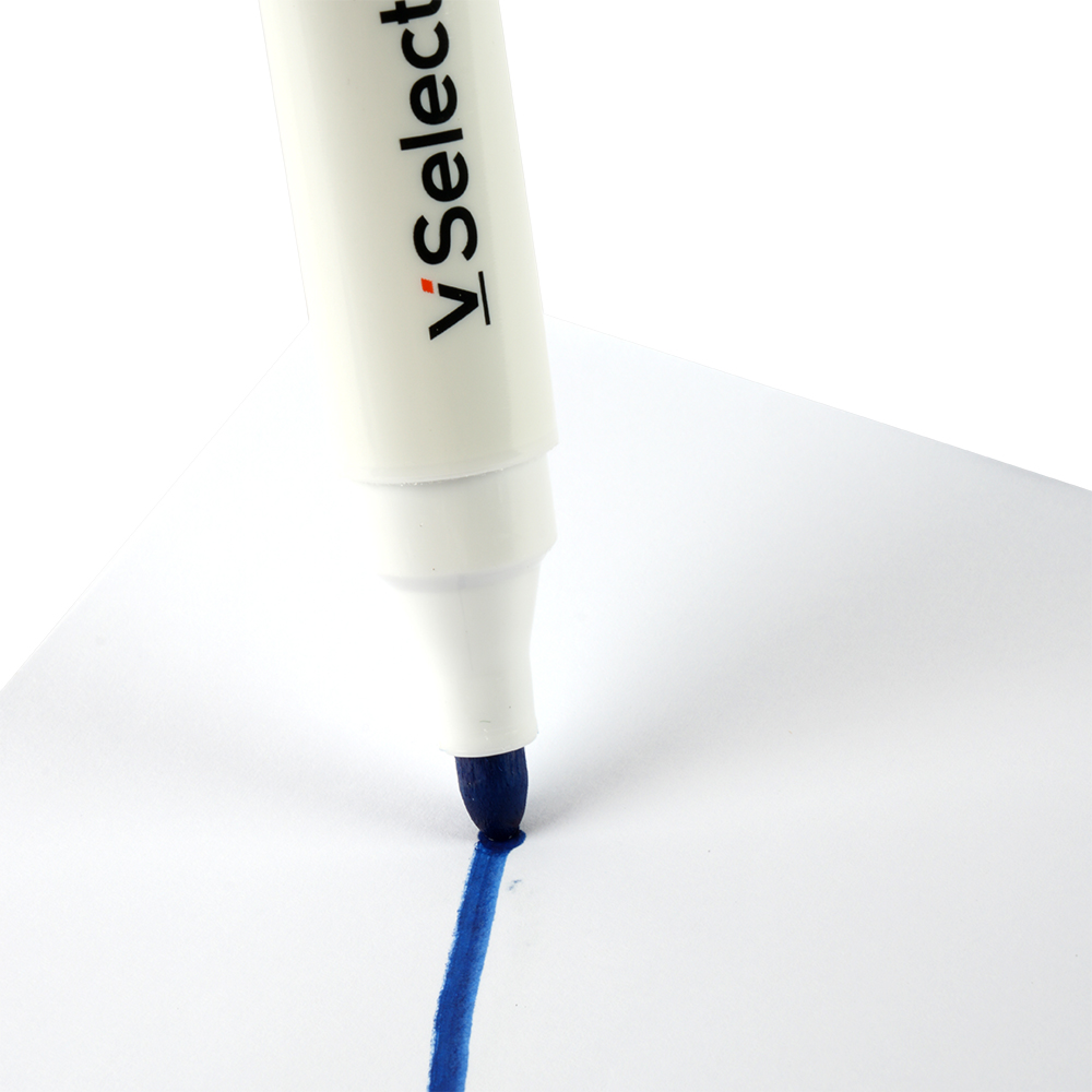 Premium Whiteboard Marker 4 PCS Blue – Fine Tip Smooth Writing Dry Erase Markers for Office, School & Classroom Use