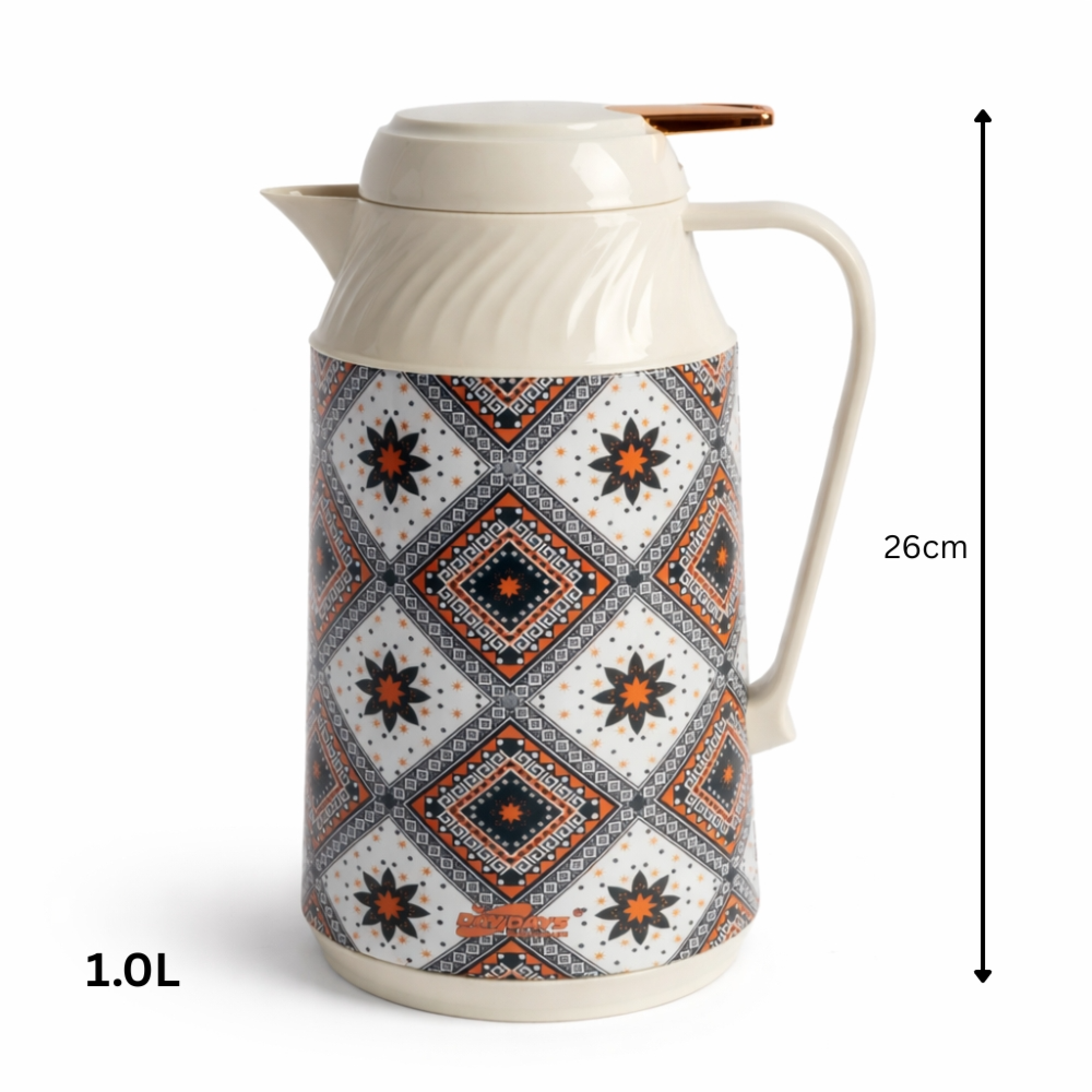 Premium Insulated Vacuum Flask (1L) – Hot & Cold (26cm)
