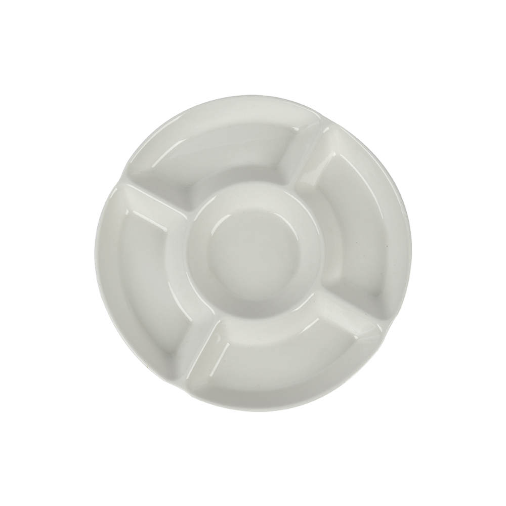Ceramic salad/pasta/noodles serving plate (20cm)