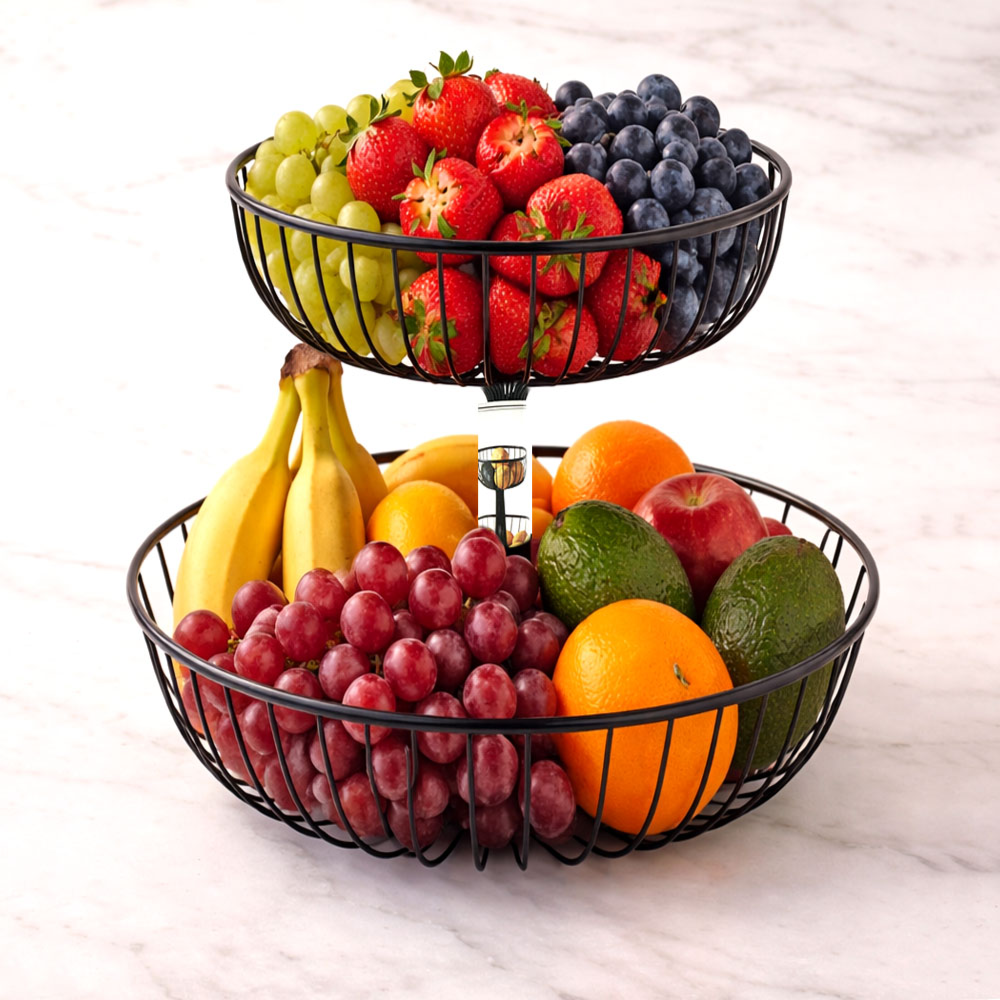 Two Tire Fruit Basket