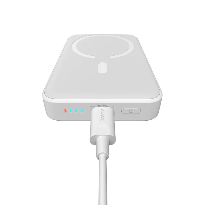 Baseus PPCXM10 Magnetic Mini Wireless Fast Charge Power Bank 10000mAh 20W White