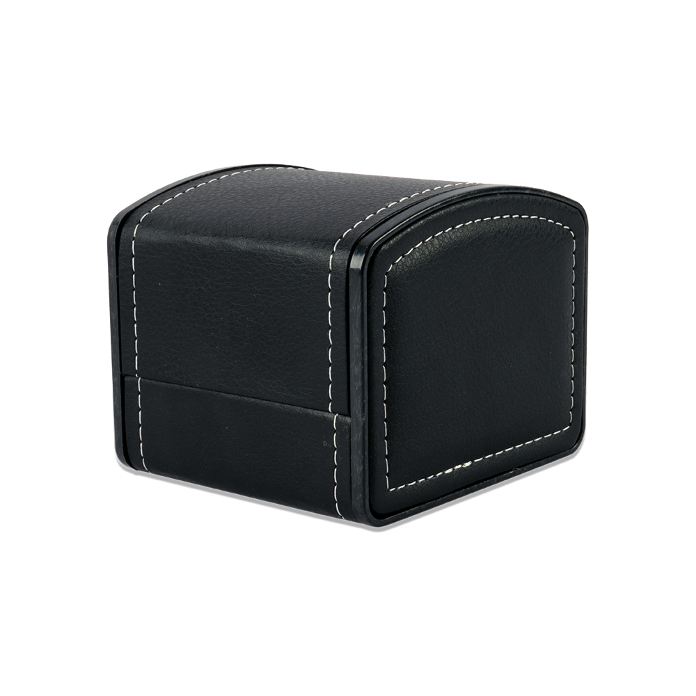 Luxurious Leather Single Watch Box - Elegant Gift Case