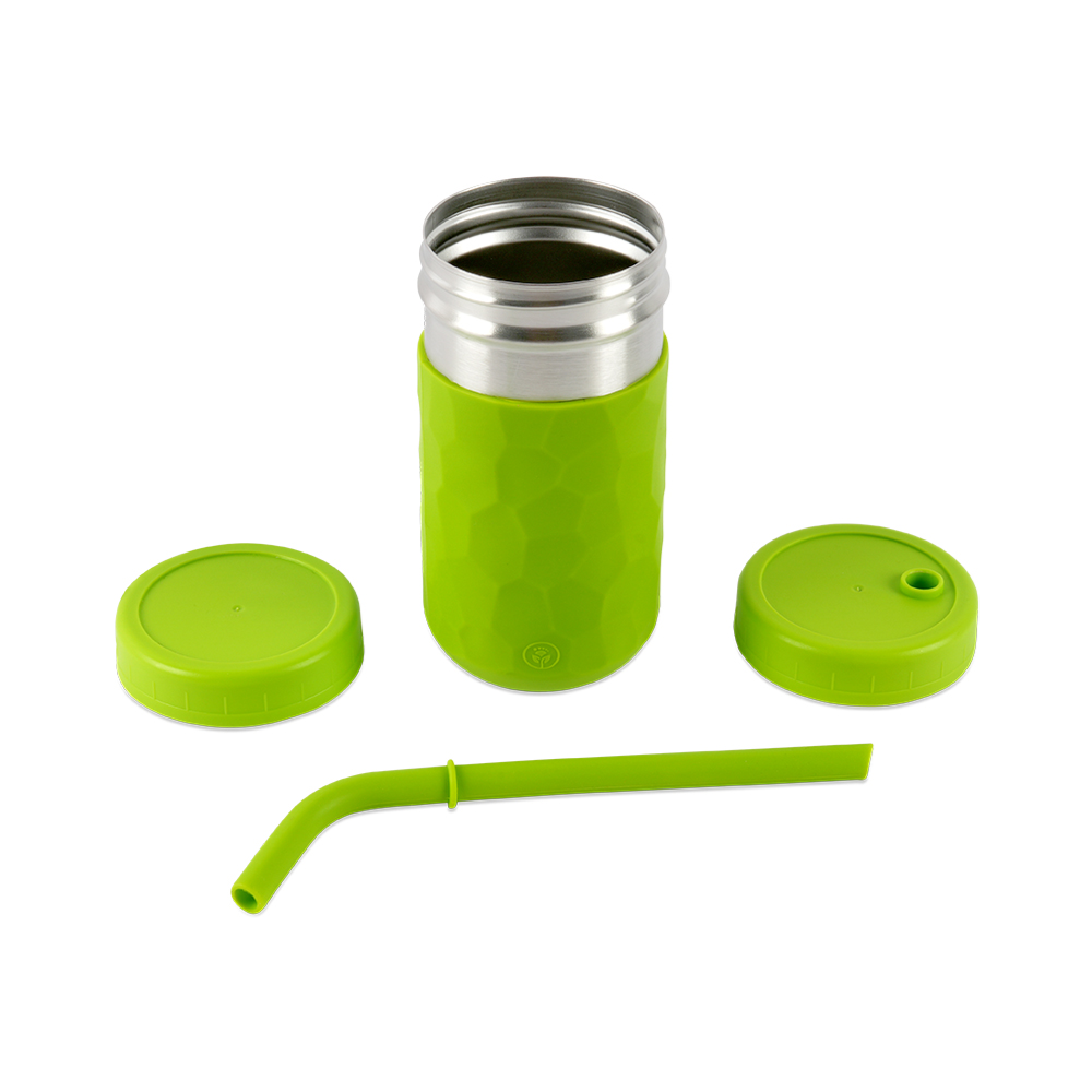 Stainless Steel Drinking Cup – Healthy Straw Design (14CM x 7CM)