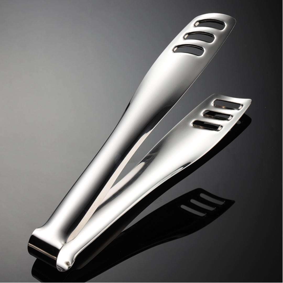 Stainless Steel Square BBQ & Steak Tongs