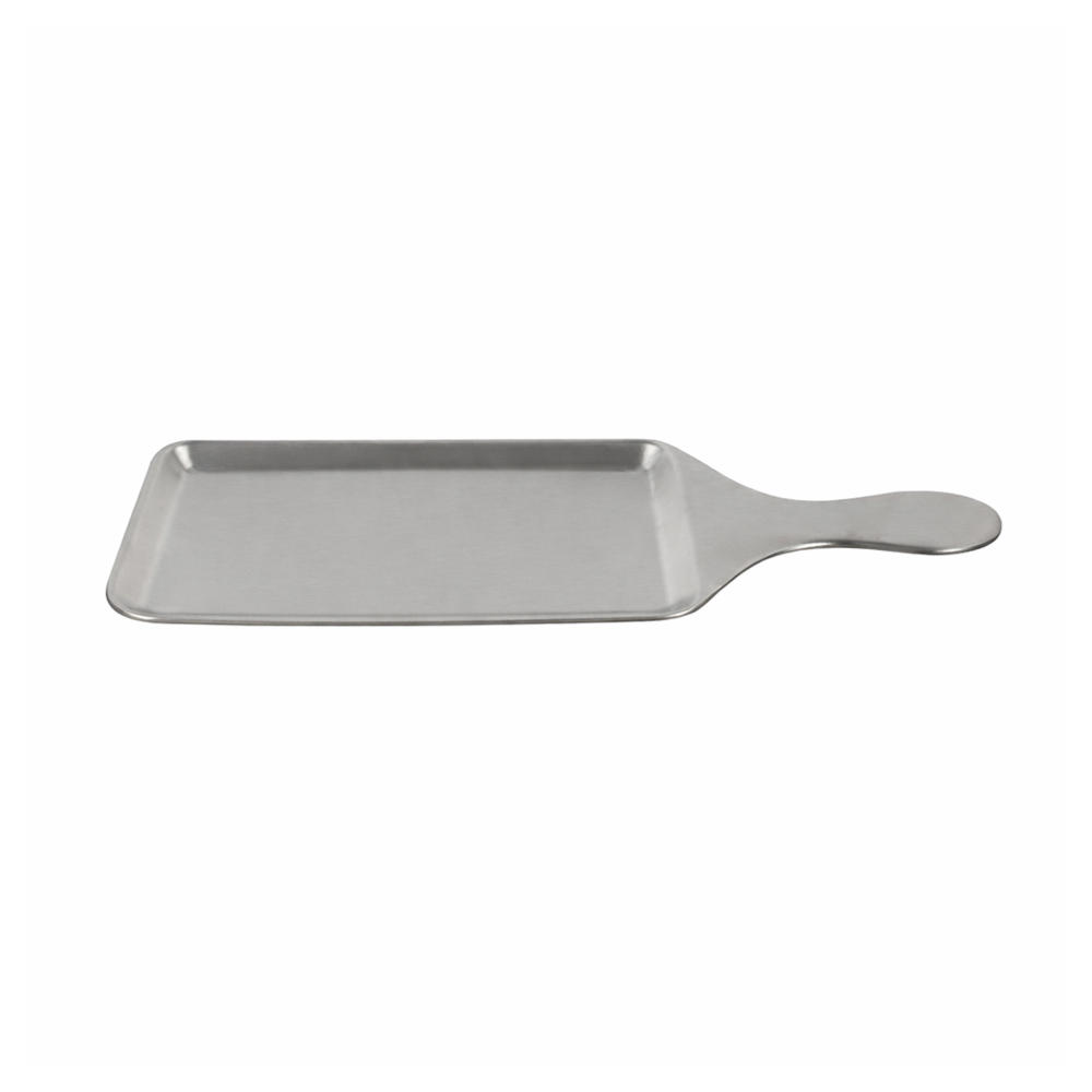 Multi-Function Stainless Steel Serving Plate | Sushi & Snacks Serving Trey (33×12 Cm)