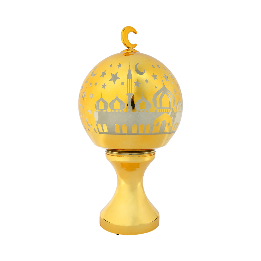 Ramadan Premium Golden Hanging Dome Light 30cm