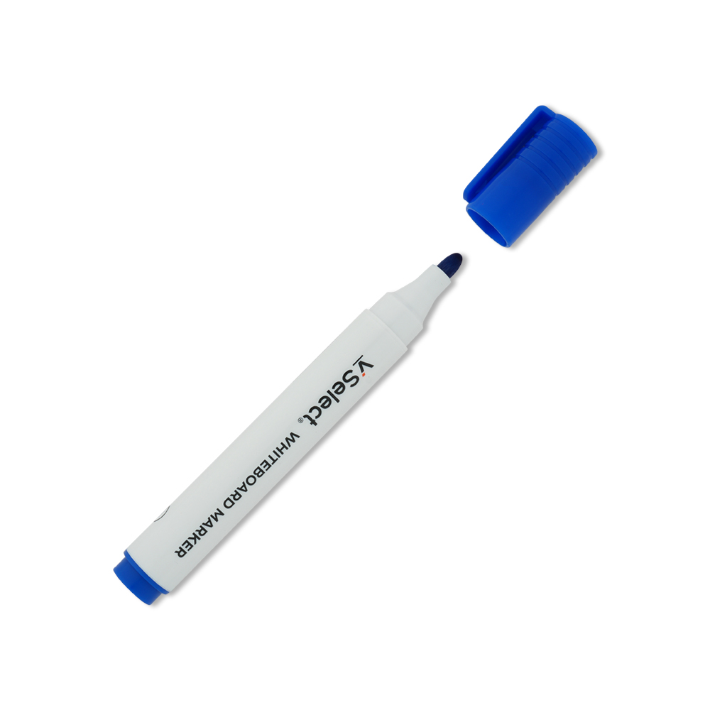 Premium Whiteboard Marker 4 PCS Blue – Fine Tip Smooth Writing Dry Erase Markers for Office, School & Classroom Use