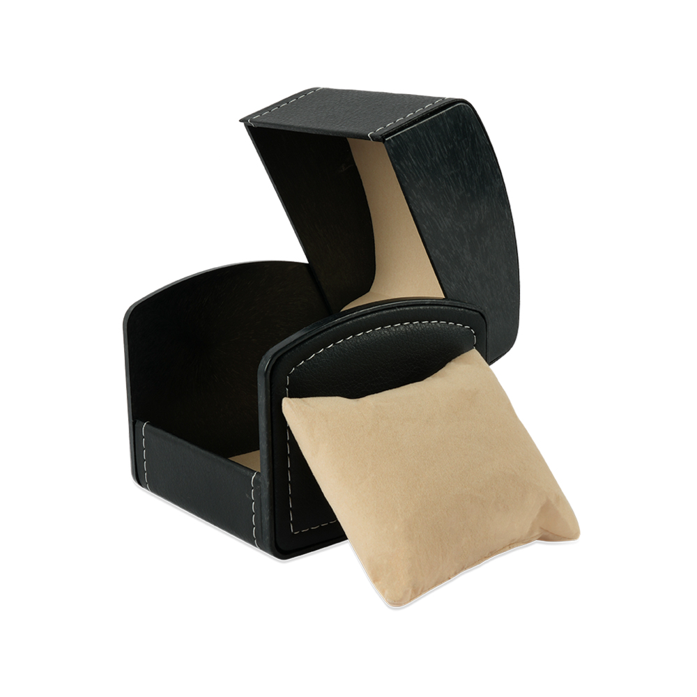 Luxurious Leather Single Watch Box - Elegant Gift Case