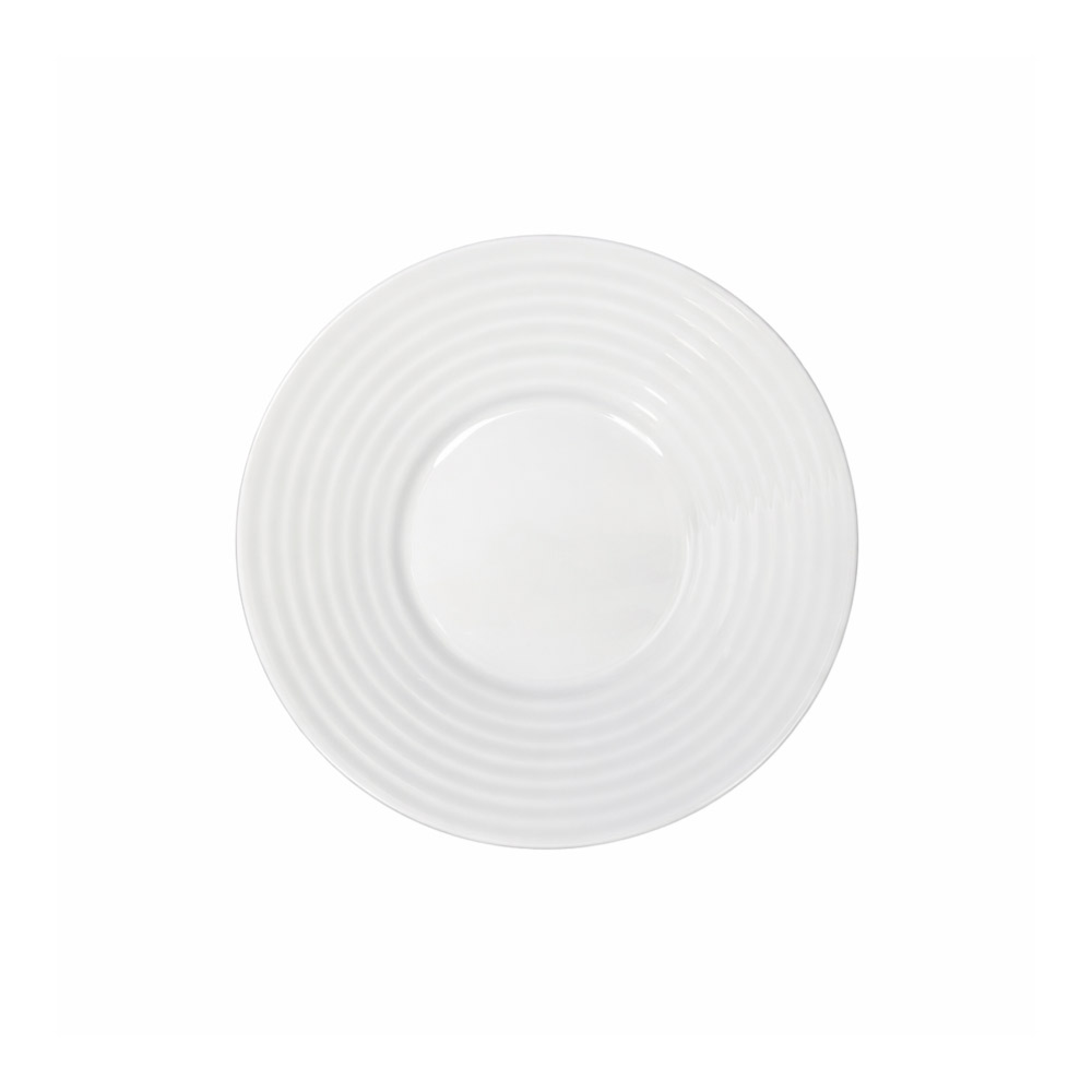 White Ceramic dining plate (19cm)