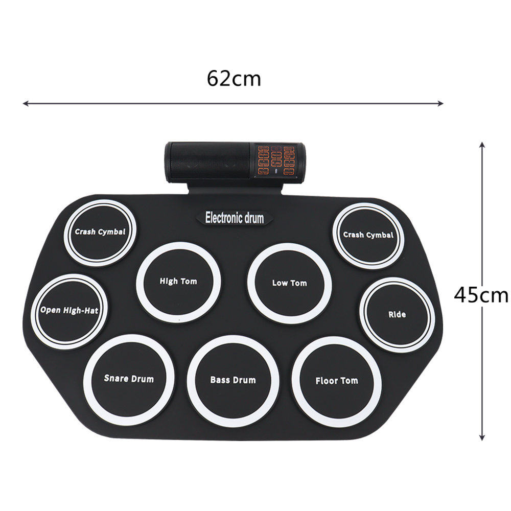 Roll Up Portable Foldable Drum Kit | Beginner Electronic Percussion Pad