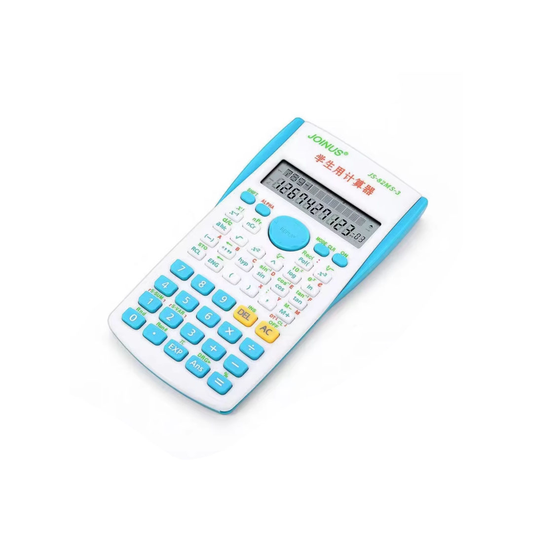 JOINUS Scientific Calculator – 240 Functions, 12-Digit (Sky Blue)