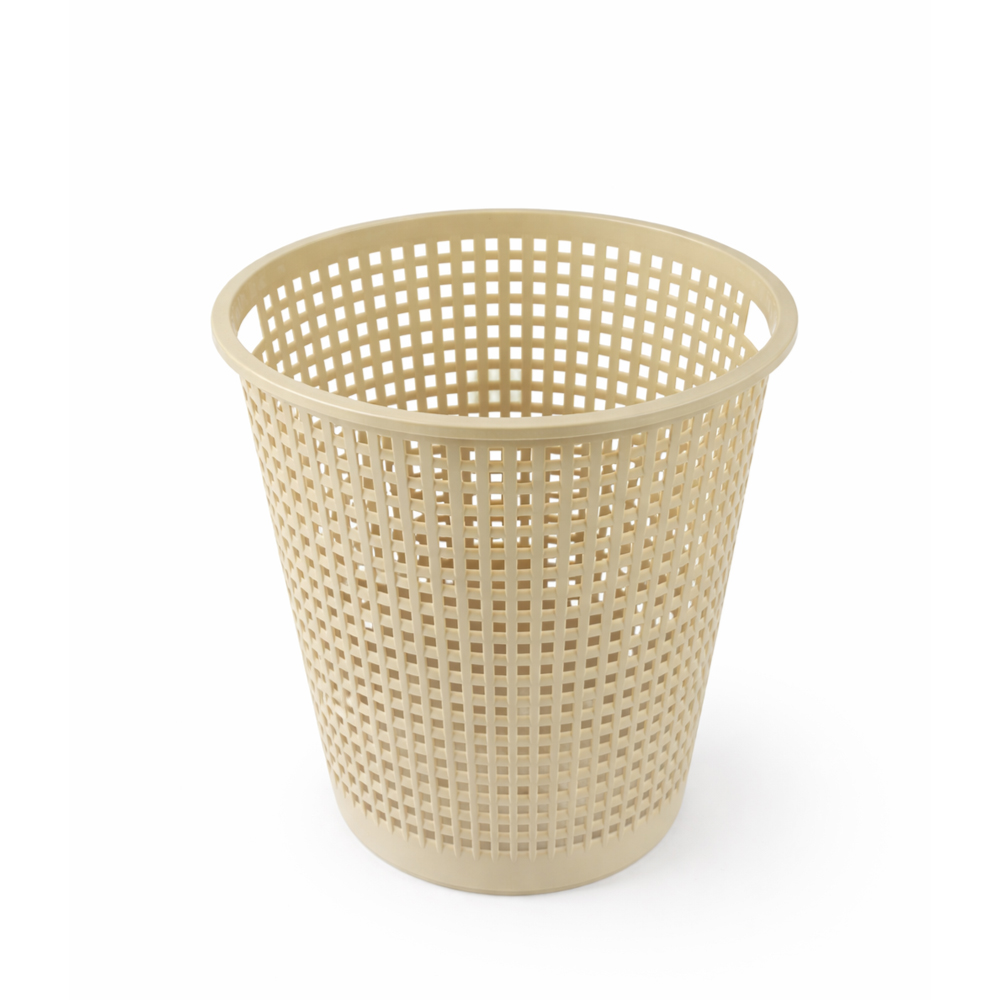 Perforated Plastic Dustbin – Lightweight Household Waste Basket ( Size 30cm x 28cm)