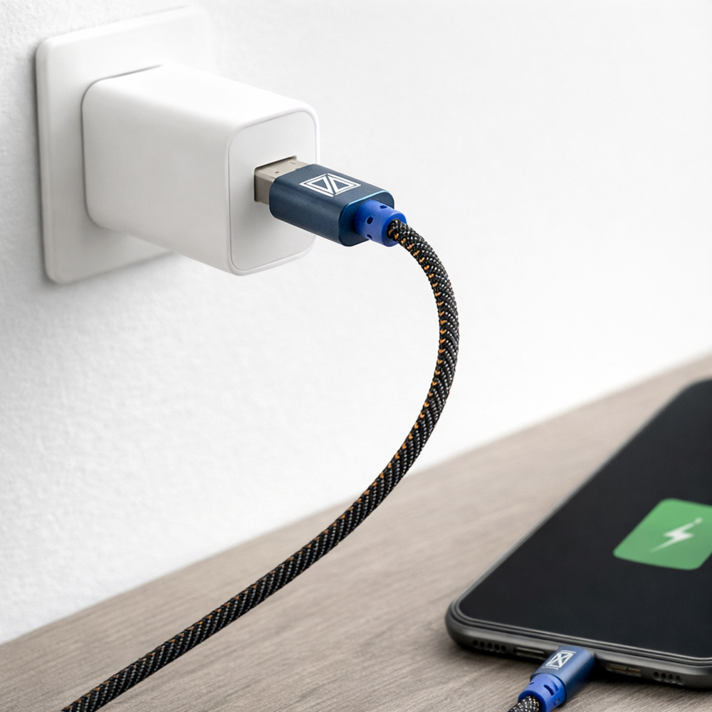 Fast Charging USB Type-C Cable(1.20m ) – Durable Braided Data Sync & Charging Cable for Android Devices