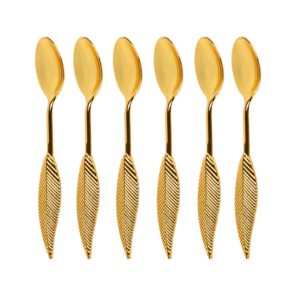 Luxury Gold Plated Mini Dessert Decorative Spoon (11cm)