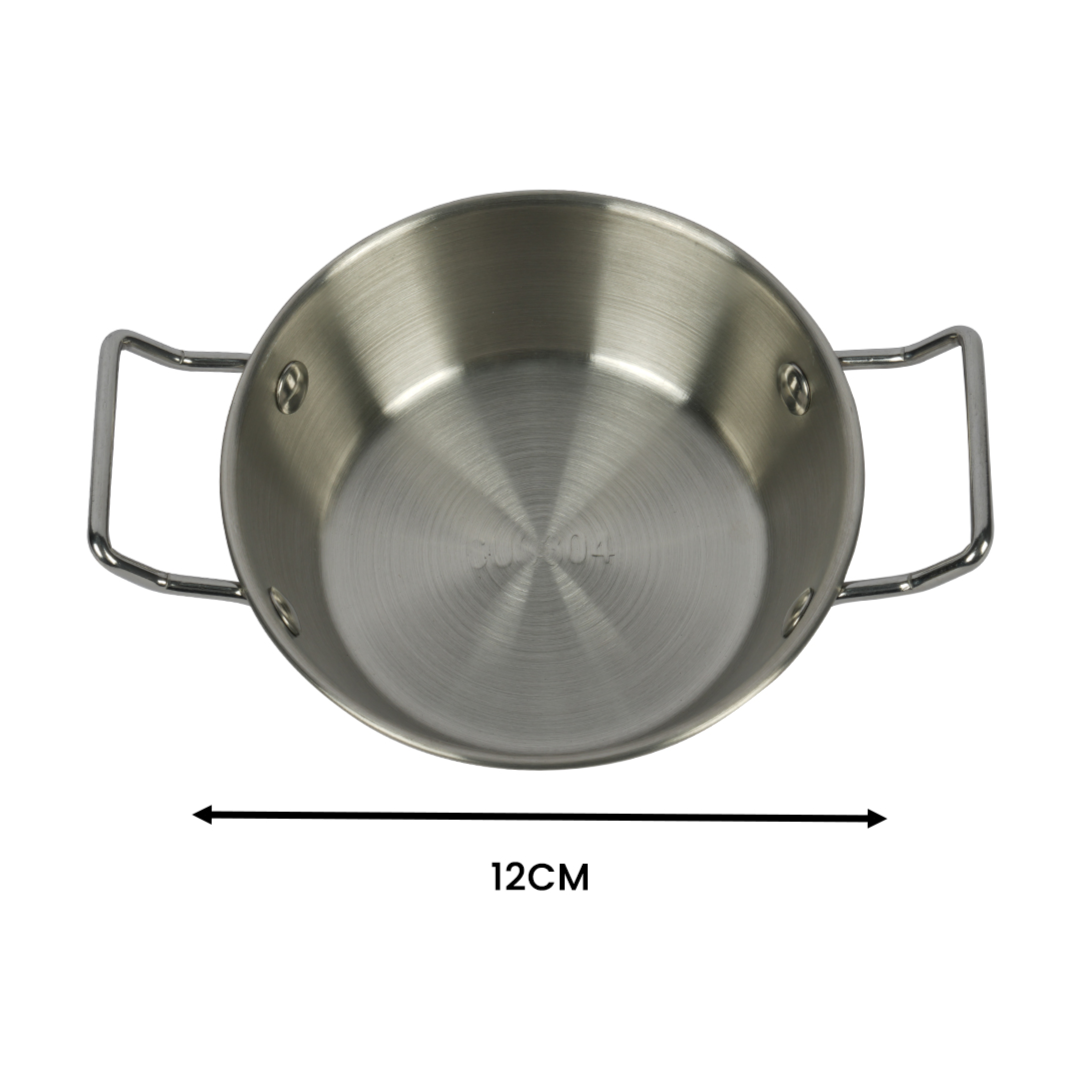 Stainless Steel Mini Sauce Pan – 12CM Silver