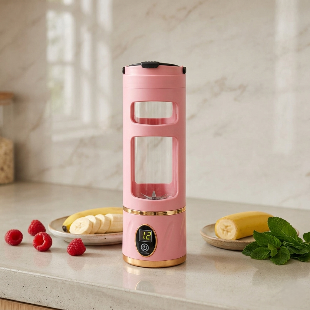 Usb Rechargeable Compact Portable Smoothie Blender 450ml