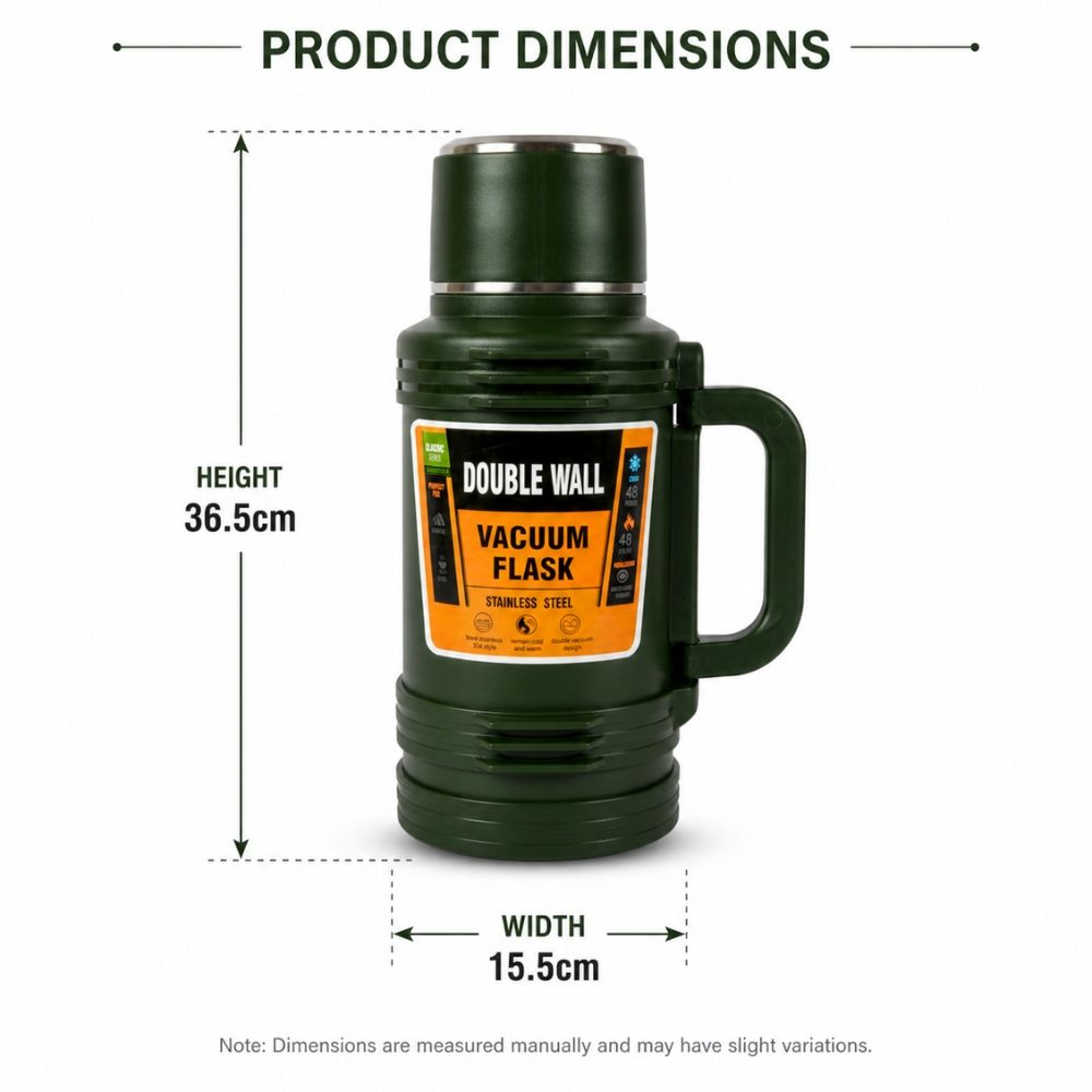Ultimate Heavy Duty Double Wall Insulated Vacuum Flask 1800Ml