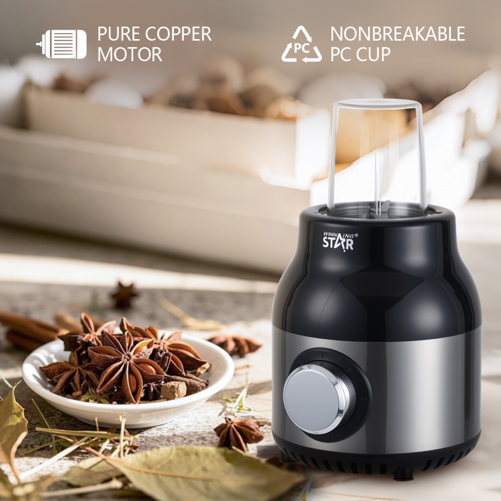Winning Star ST-5994 3 in 1 Blender Juicer Stainless Steel Jar Food Mixer. VOLTAGE AC 220V-240V ,POWR 500W ,CAPACITY 2L